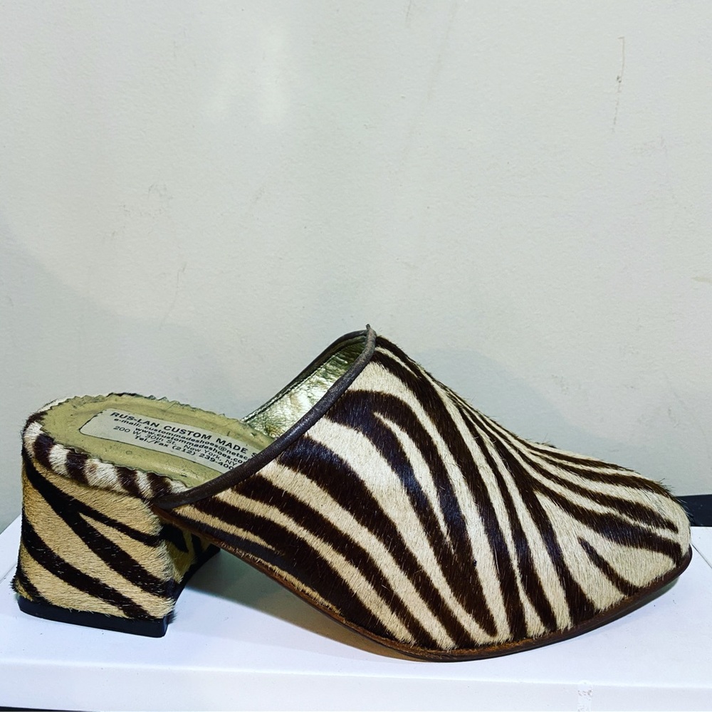 Shoes  Zebra calf print skin